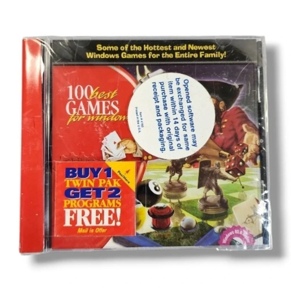 Twin-Pak 100 Best Windows And‎ Arcade Games CD-ROM Windows 95 Or Higher